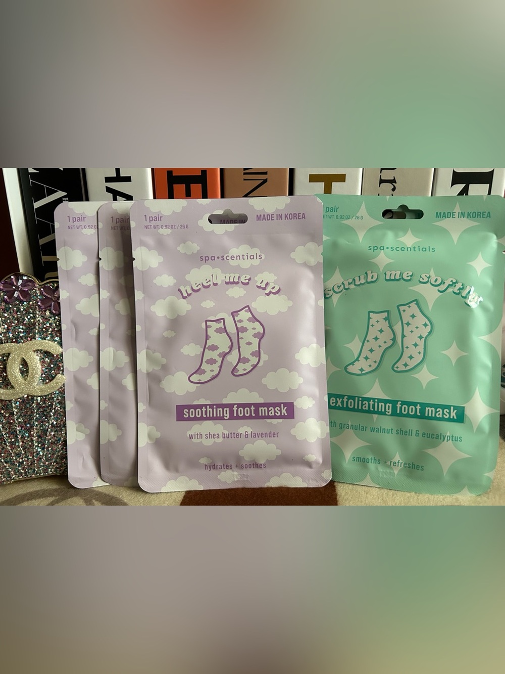 💜 NEW 💜 Soothing & Exfoliating Foot Mask Bundle Of 5 💜